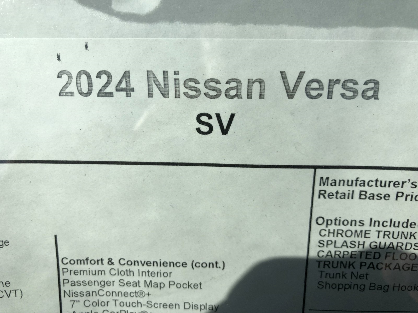 2024 Nissan Versa SV